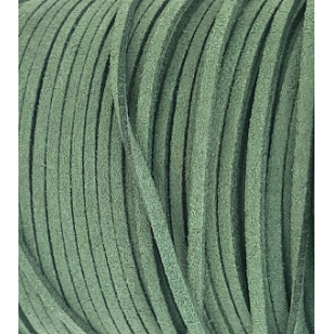 Suede Imitatie 3mm Groen